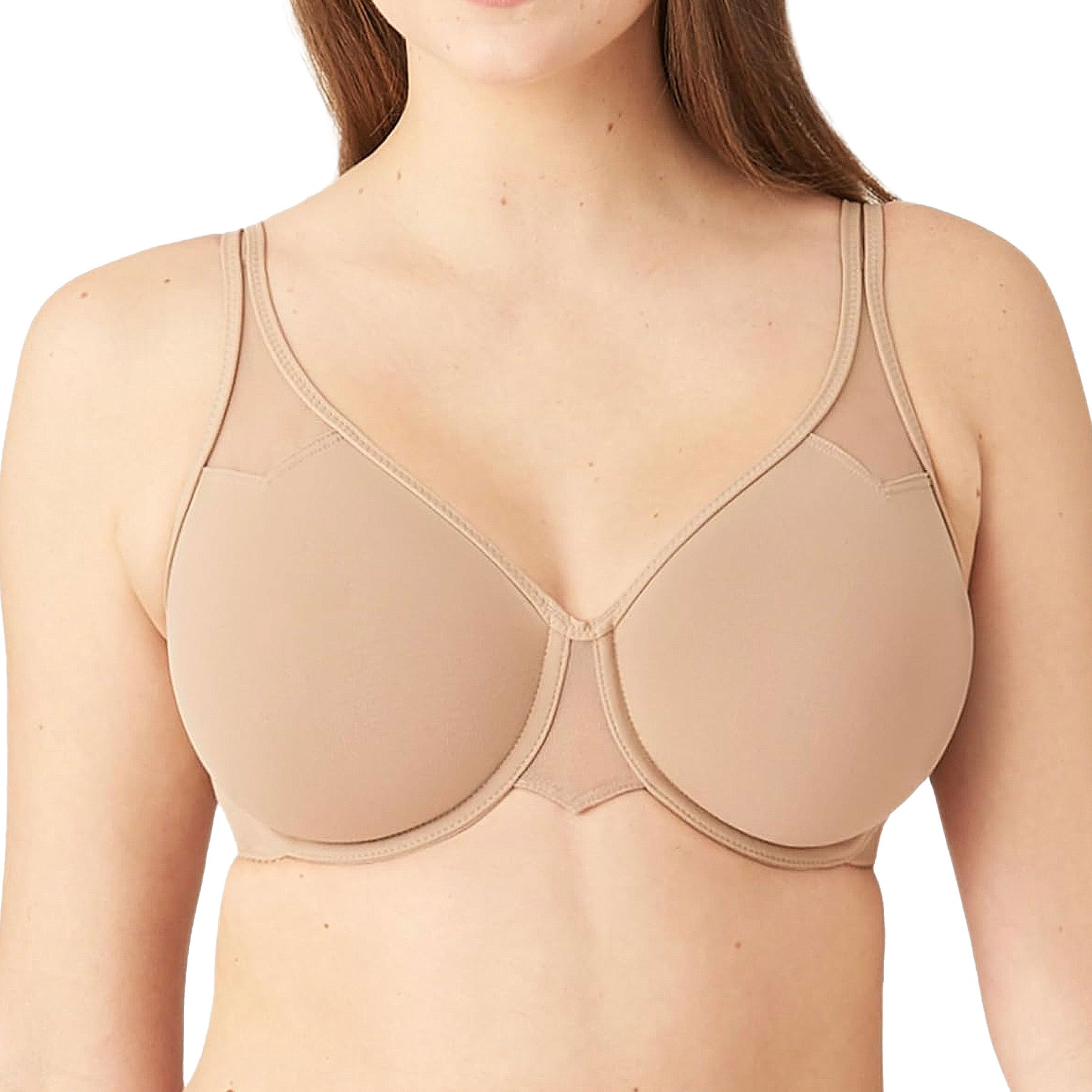 Wacoal Body Seamless Underwire Bra 65115 Toast Front