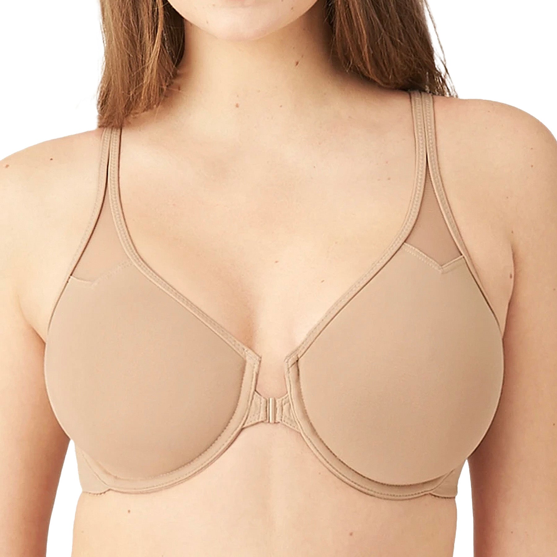 Wacoal Body T-Back Underwire Bra 65124 Toast Front