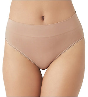 Open image in slideshow, Wacoal Feeling Flexible Hi-Cut Brief Panty 871332 Nude
